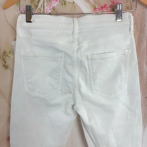 AGOLDE Sophie crop high rise Women's White Jeans - Picture 6 of 10